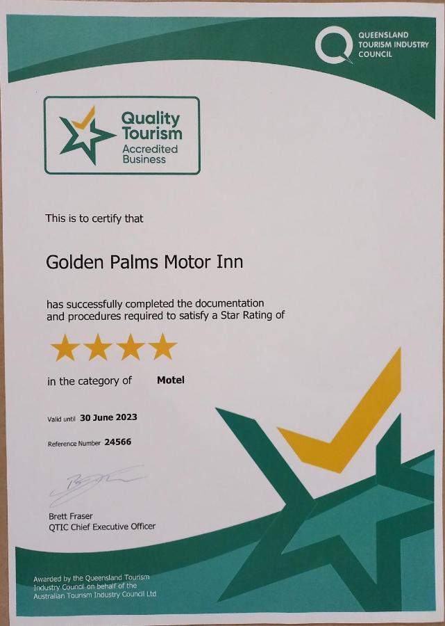 Golden Palms Motor Inn Бандаберг Экстерьер фото